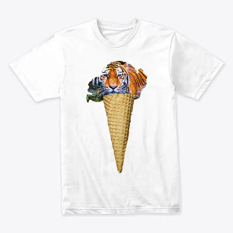 Tiger Ice Cream Cone