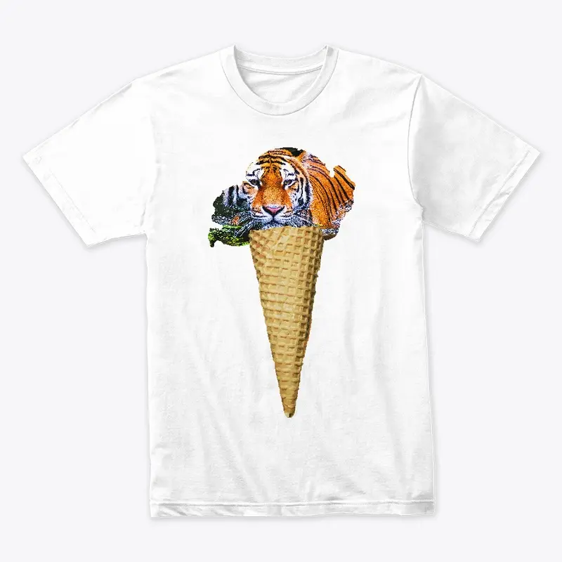 Tiger Ice Cream Cone